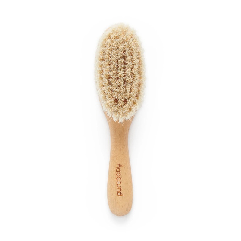 Purebaby Goat Hair Brush w box