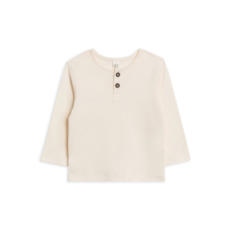 Reef Henley Crew Neck L/S Tee - Natural