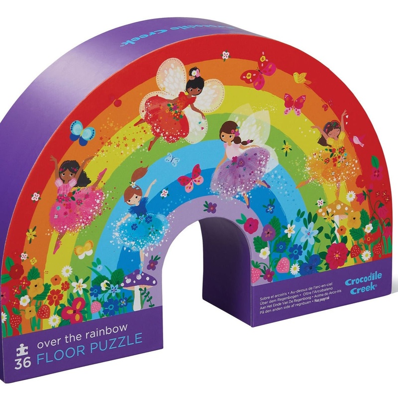 Crocodile Creek Classic Floor Puzzle 36 Piece - Rainbow