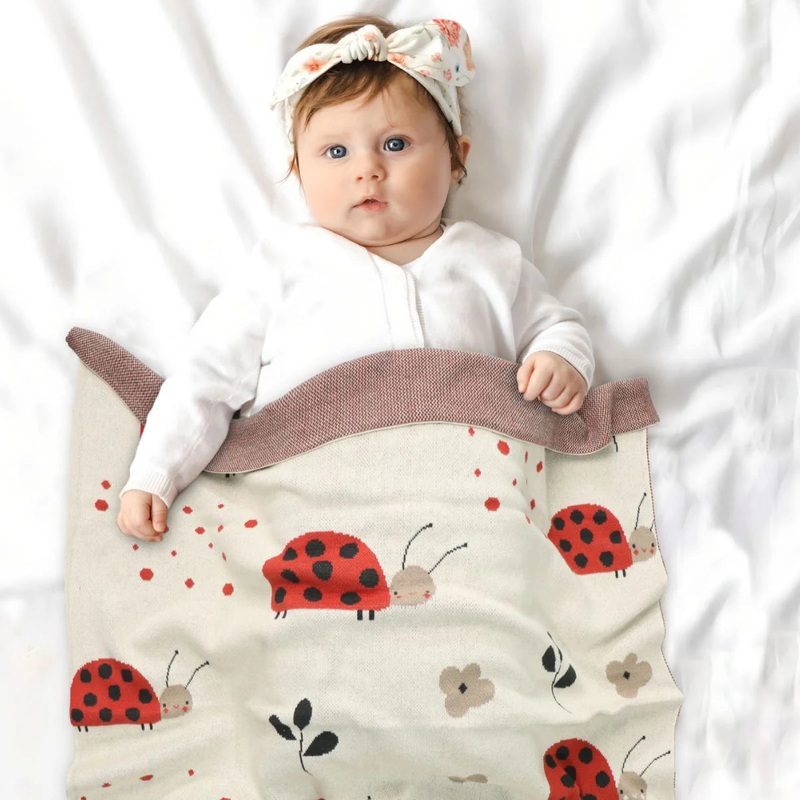 Di Lusso - Lily Ladybird Baby Blanket