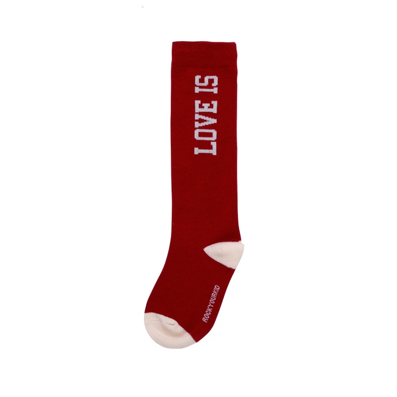 Rock your baby Love is -  Socks in red
