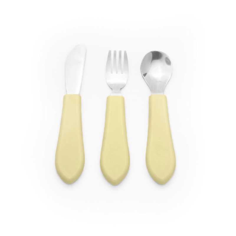 Wild Indiana | Fancy | Kids Cutlery Set | Lemon