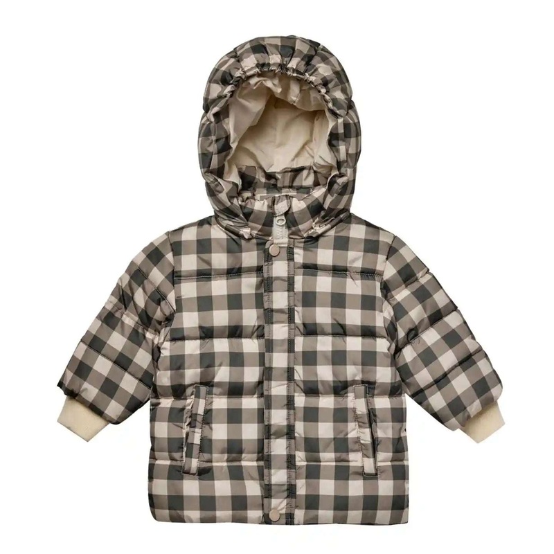 Ski Jacket - Charcoal Check