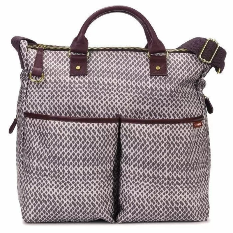 Skip Hop Duo Special Edition Diaper Bag - Plum Sketch