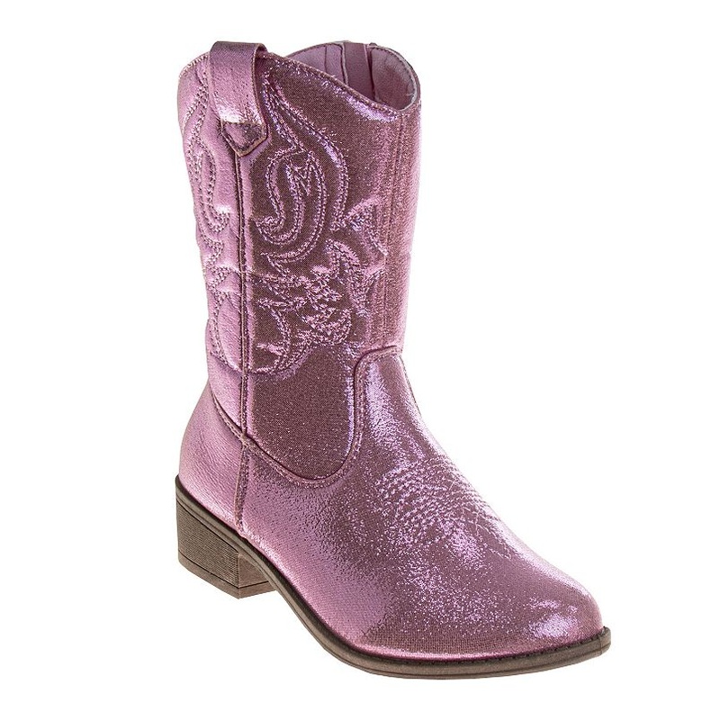 Pink Metallic Cowgirl Boot