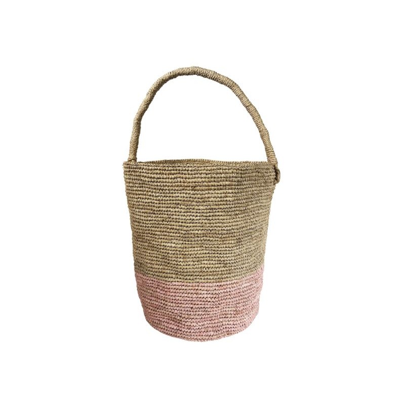 Naivo Bag - Tea & Pink - Made in Mada