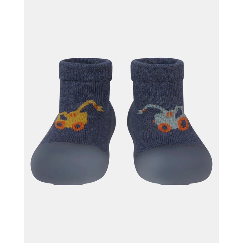 Organic Hybrid Walking Socks Jacquard - Earthmover