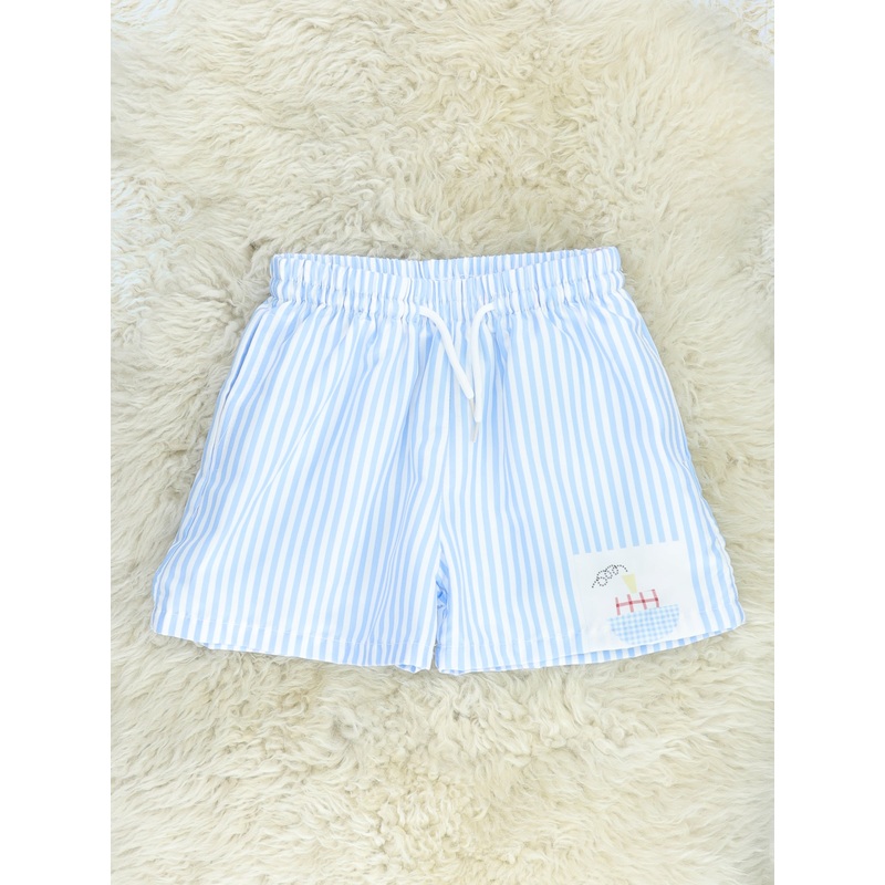 Striped Steamboat Swim Trunks