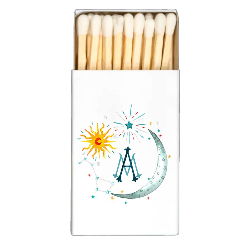 Personalized Crest Matchbox