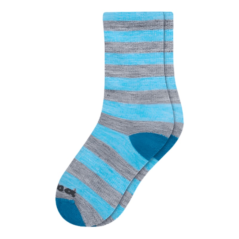 Pacas Kids' Crew Socks - Blue Stripe