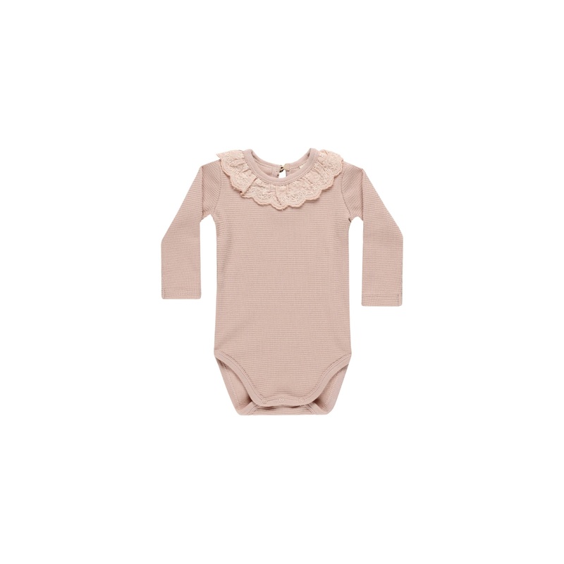 Ruffle Collar Bodysuit | Blush