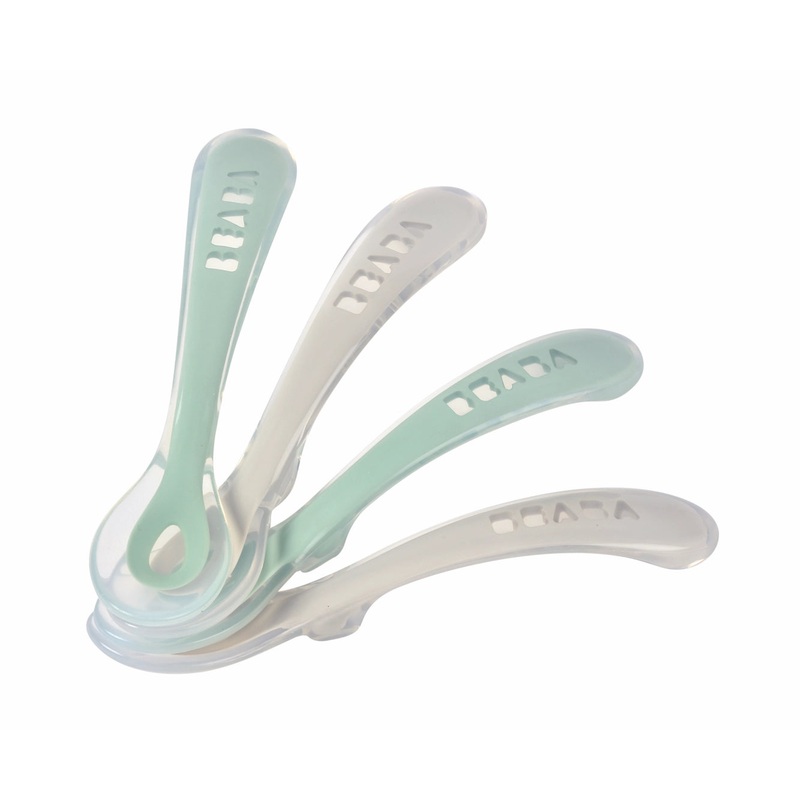 Self-Feeding Silicone Spoons - Set 4 - Sage