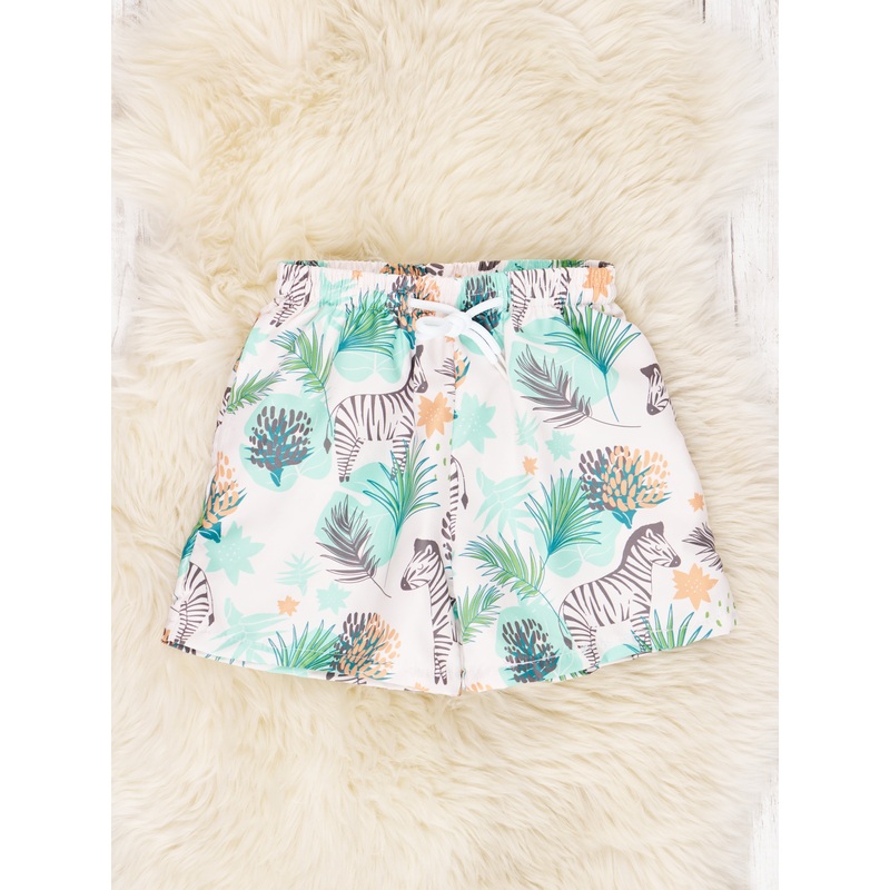 Zebra Swim Trunks