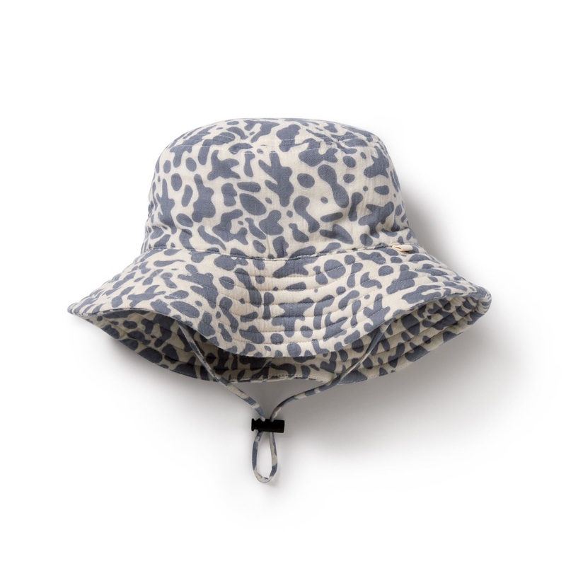Wilson & Frenchy | Blue Coral Crinkle Sun Hat