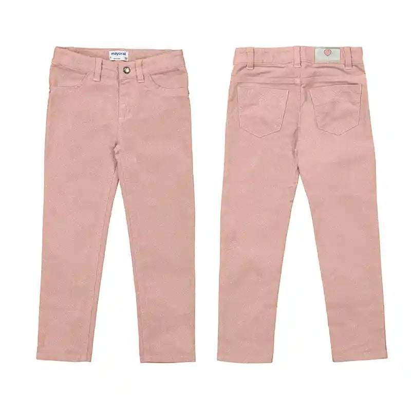 Cord Long Trousers Rose 4548