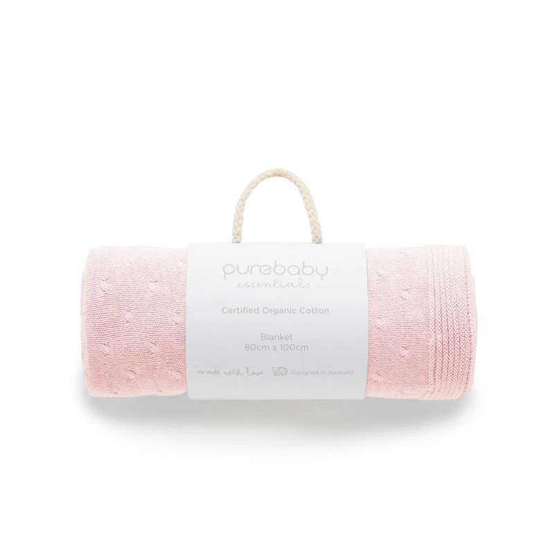Essentials Blanket Pale Pink Melange PE1030ES