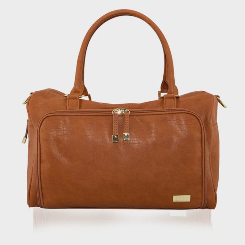 Isoki Double Zip Satchel - Amber