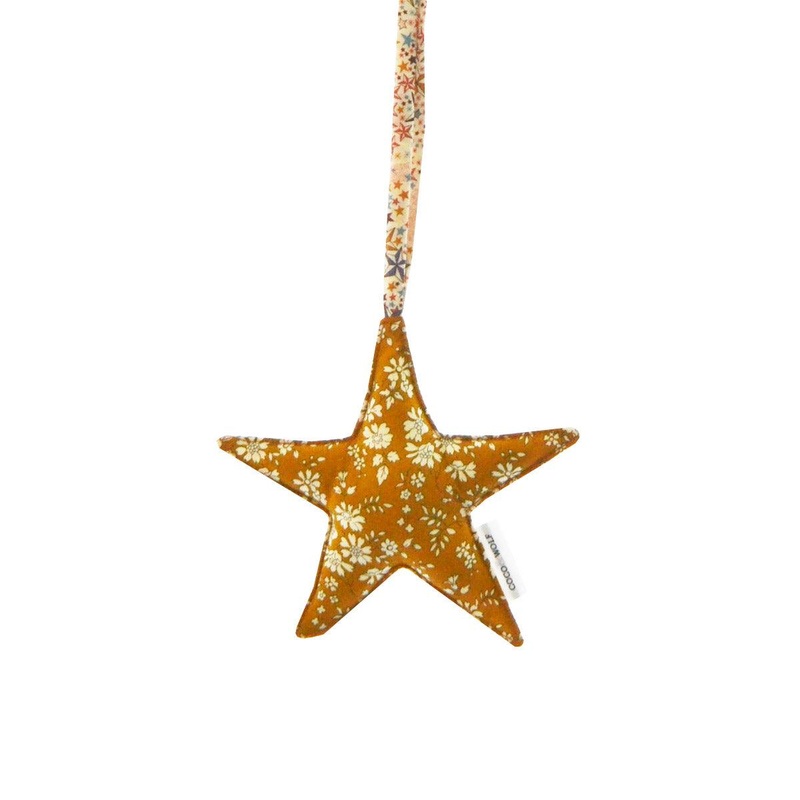 Star Bauble Made With Liberty Fabric in Capel & Adelajda