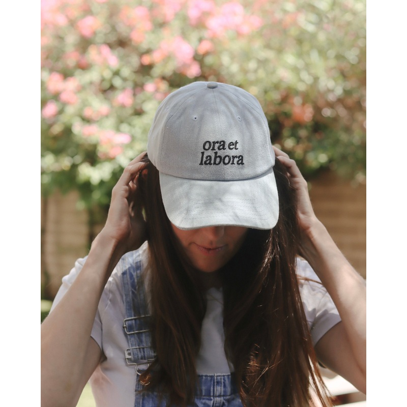 Denim Ora et Labora Dad Hat