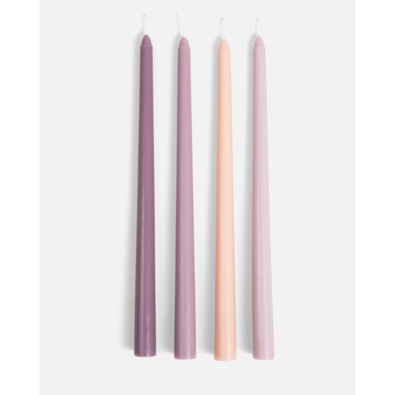 Muted Advent Candles