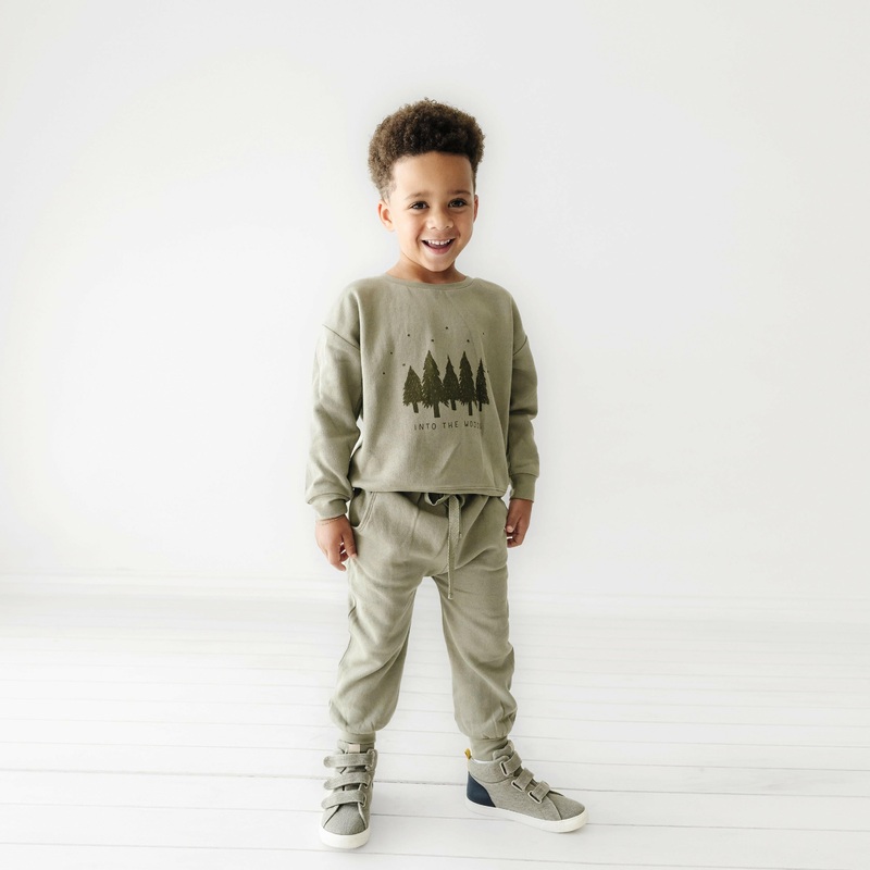 Organic Kids Sweatshirt - Woods 0-3M