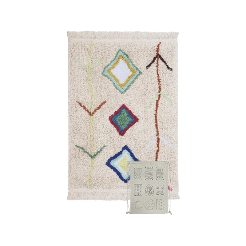 WASHABLE RUG MINI KAAROL 70 x 100 cm Multicolor