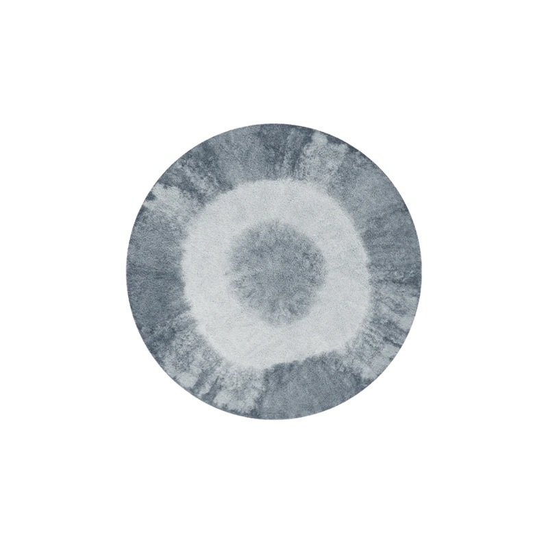 WASHABLE RUG TIE-DYE VINTAGE BLUE 150 cm Vintage Blue