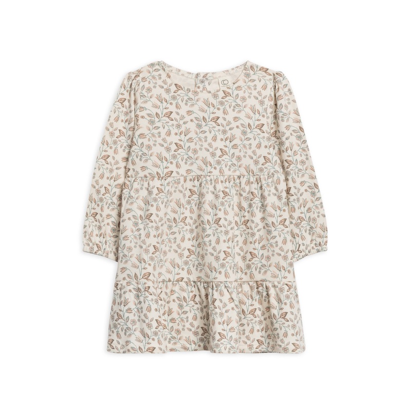 Colored Organics - Sofia Long Sleeve Tiered Dress 6-12m