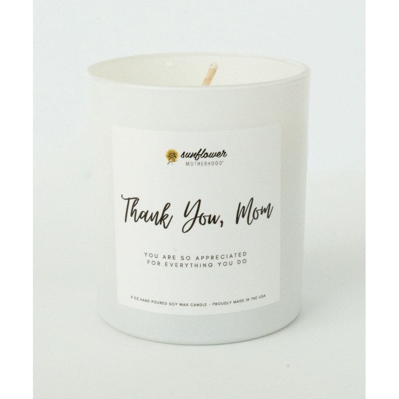Sunflower Motherhood - Thank You Mom Candle