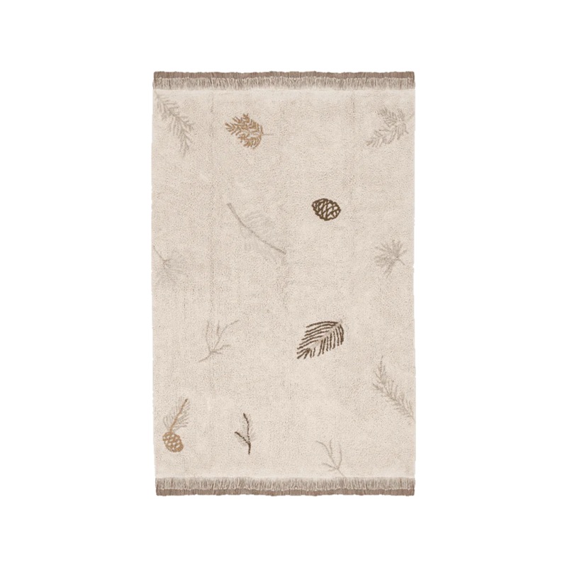 WASHABLE RUG PINE FOREST 140 x 200 cm