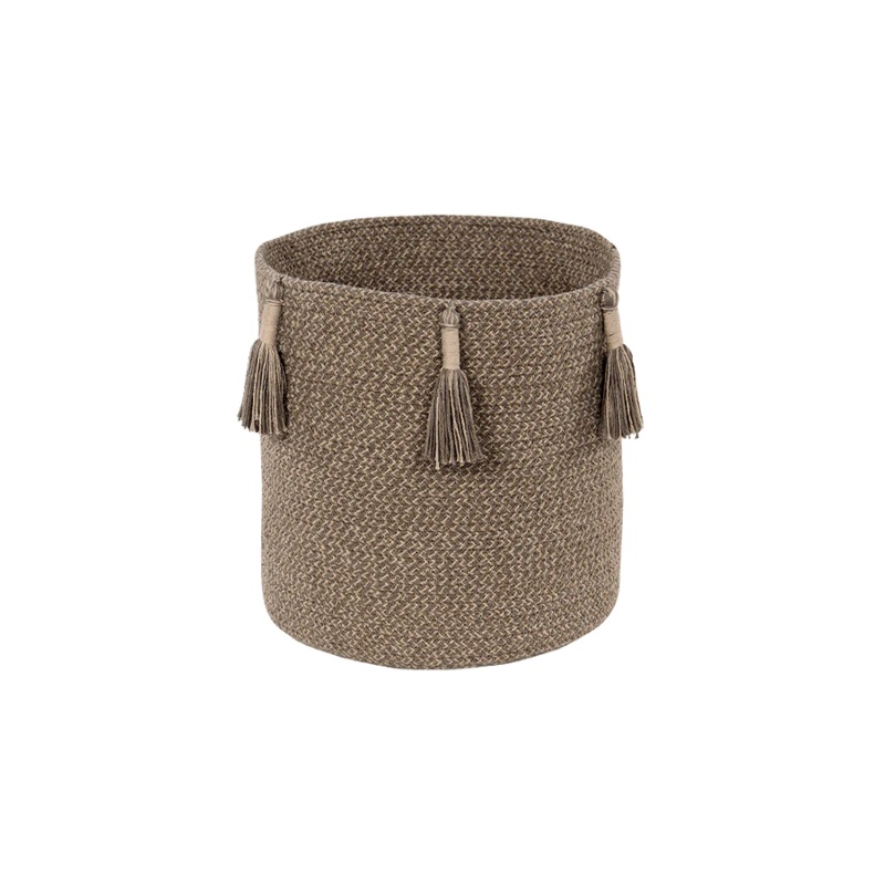 BASKET WOODY SOIL BROWN 30 x 30 cm Soil Brown