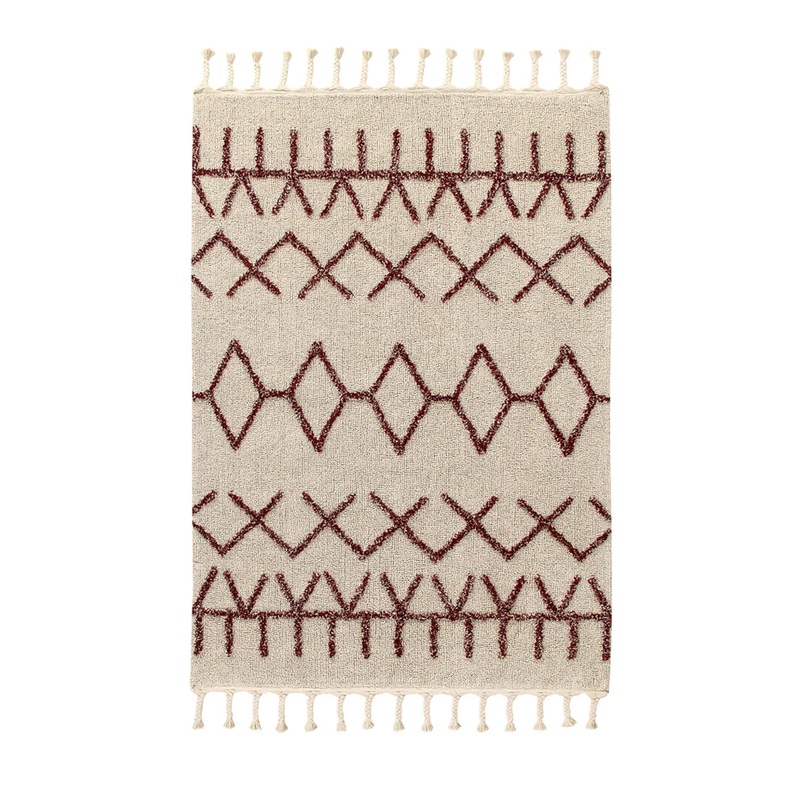 BEREBER BURGUNDY SMALL 120 x 160 cm