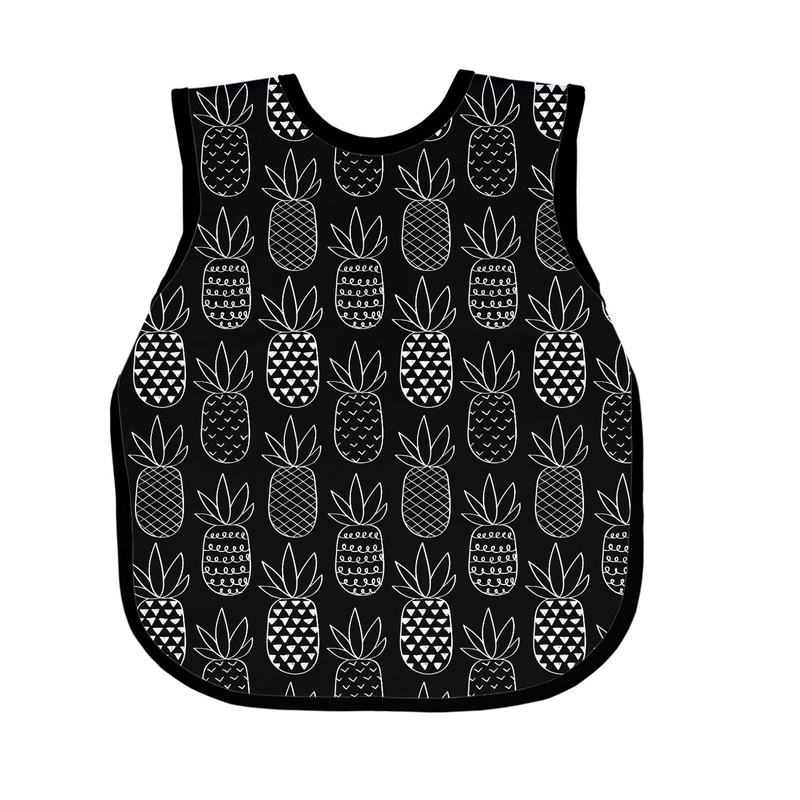 Pineapple Monochrome Bapron Toddler (6m-3T)