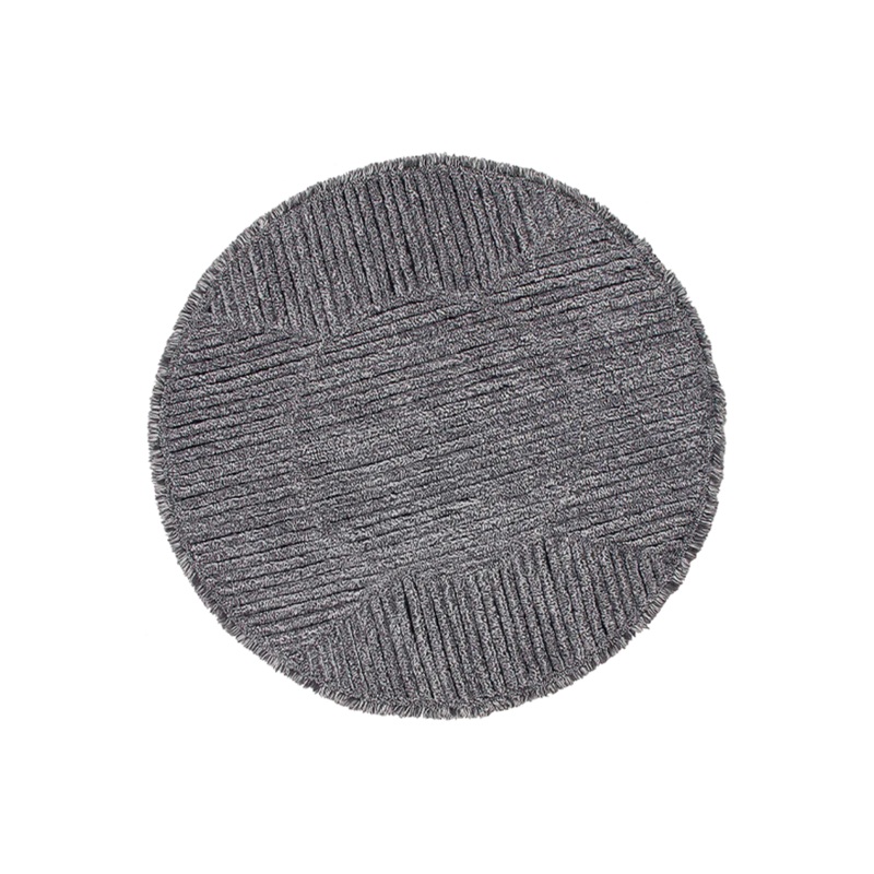 WOOLABLE RUG BLACK TEA 160 cm Base: Dark Grey Top: Charcoal-Natural
