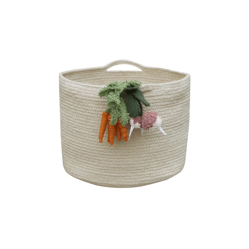 BASKET VEGGIES 23 x 30 x 30 cm Ivory