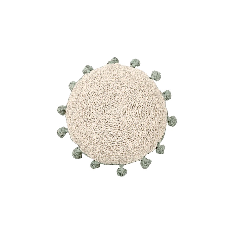 FLOOR CUSHION CIRCLE GREEN 48 cm Medium green