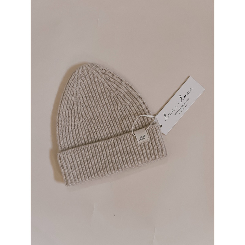 Luna + Luca Merino Wool Baby Beanie 0-3m