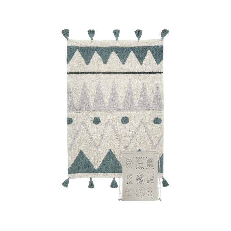 WASHABLE RUG MINI AZTECA 70 x 100 cm