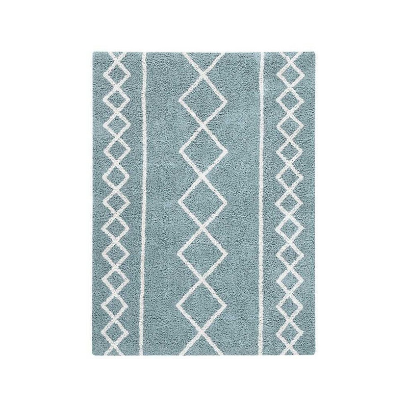 WASHABLE RUG OASIS NATURAL - VINTAGE BLUE 120 x 160 cm Vintage Blue