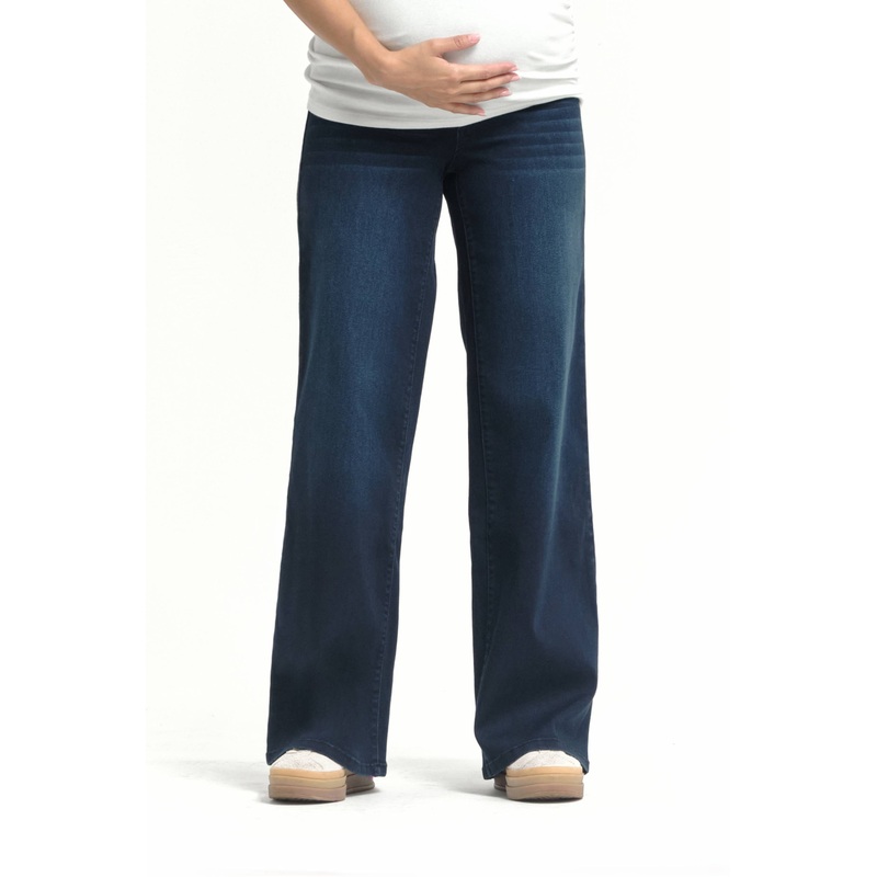 1822 Denim - Maternity 32" Better Butter Wide Leg Jean in Yanique 00/24