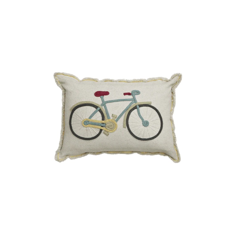 FLOOR CUSHION BIKE 35 x 55 cm Vintage