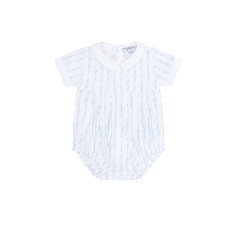 Nellapima - Blue Twirls Bubble: Blue / 0 - 3M