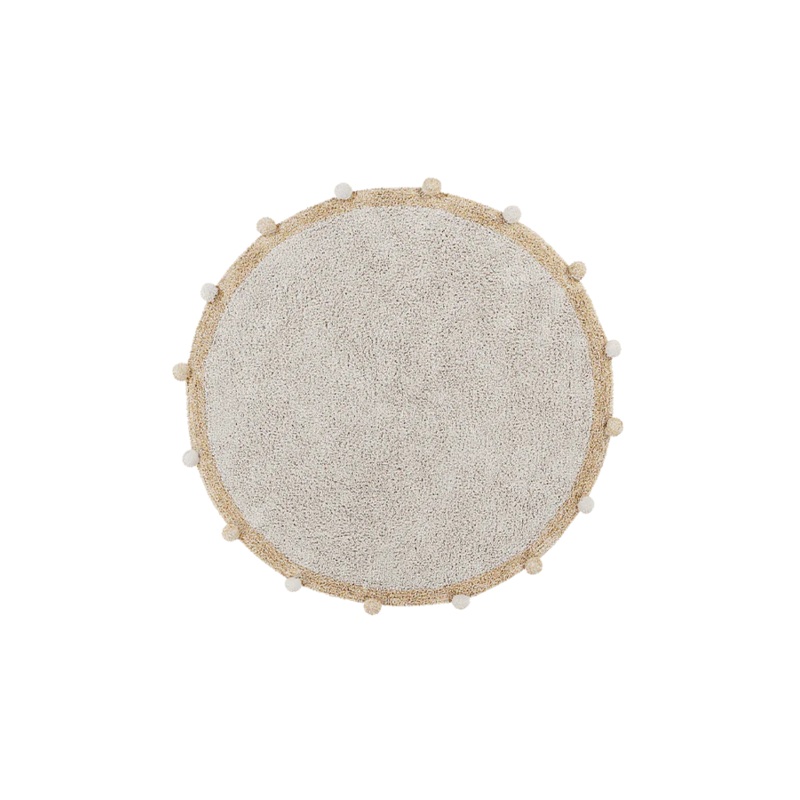 WASHABLE RUG BUBBLY NATURAL - HONEY 120 cm Natural-Honey