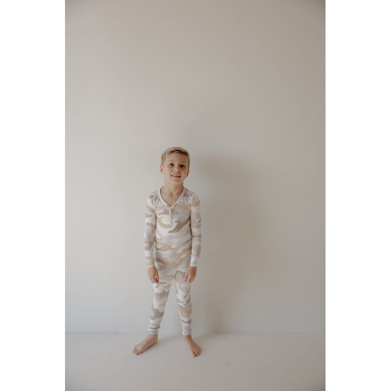 Bamboo Two Piece Pajamas | Camo 2.0 2/3 Years