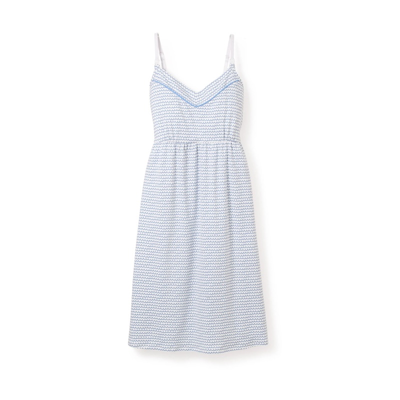 Women's Pima Maternity Nightgown in La Mer S