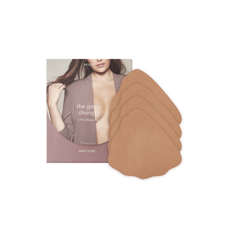 NOOD - Game Changer | Lift & Shape Adhesive Hemp Bra: No 5 Soft Tan / 3