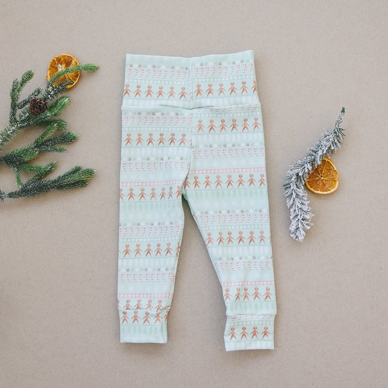 RTS Winter Fair Isle Leggings (Matching) 0-3, 3-6, 6-9, 9-12,12-18, 4T Regular 0-3 Months