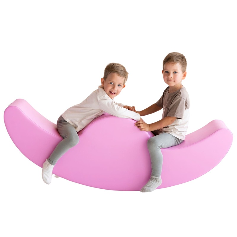 Soft Play Double Rocker - Buddy light pink