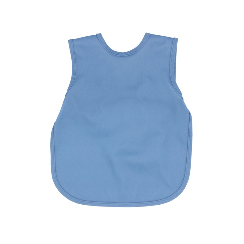 Solid Dusty Blue Minimalist Bapron Toddler (6m-3T)