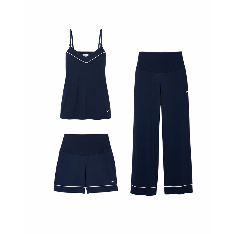 The Basics Maternity Set in Navy S